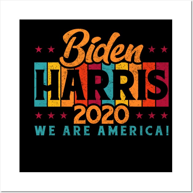 Vintage Biden Harris 2020 Wall Art by lateefo